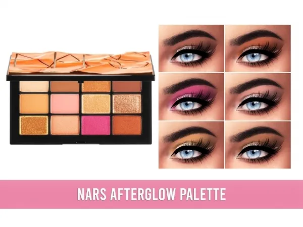 Mix Nars Afterglow Palette - The Sims 4 Custom Content