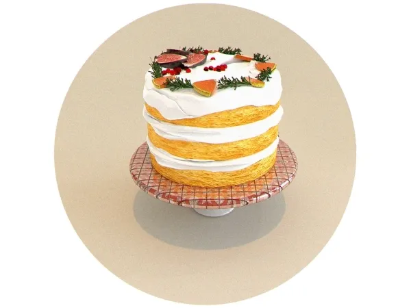 Alpha Cake Deco Wall Sign Deco - The Sims 4 Custom Content