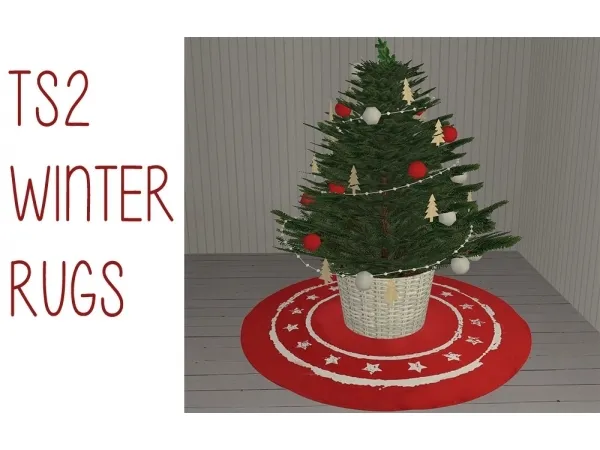 Recolors of Kims square rug by simsfinds - The Sims 2 Custom Content