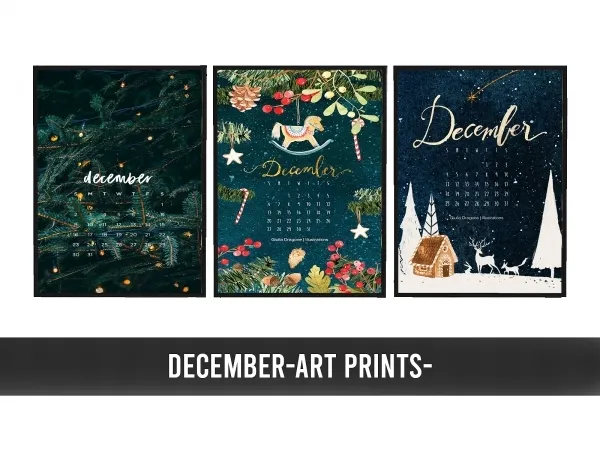Alpha December Art Prints by frostsims - The Sims 4 Custom Content
