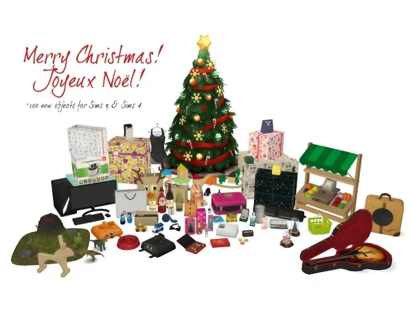 Alpha Around Gifts from the Advent Calendar by simsfinds - The Sims 4 Custom Content