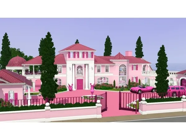Barbie Dreamhouse by simsfinds - The Sims 3 Custom Content