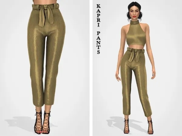 Alpha Kapri Pants by grafity-cc - The Sims 4 Custom Content