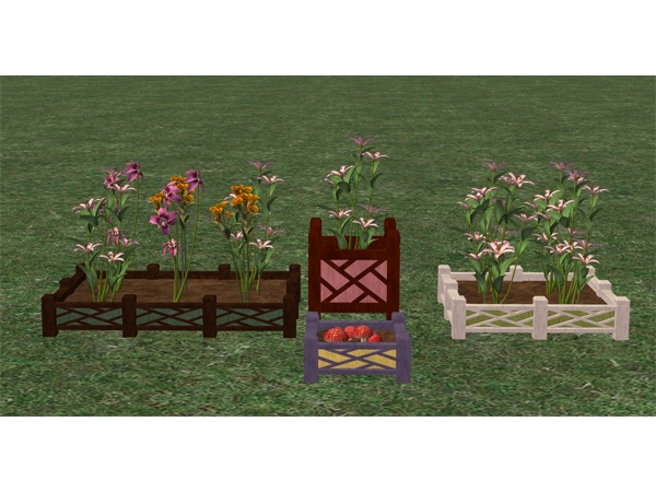 Random Planters Garden Boxes and Junk Planters The Sims 2