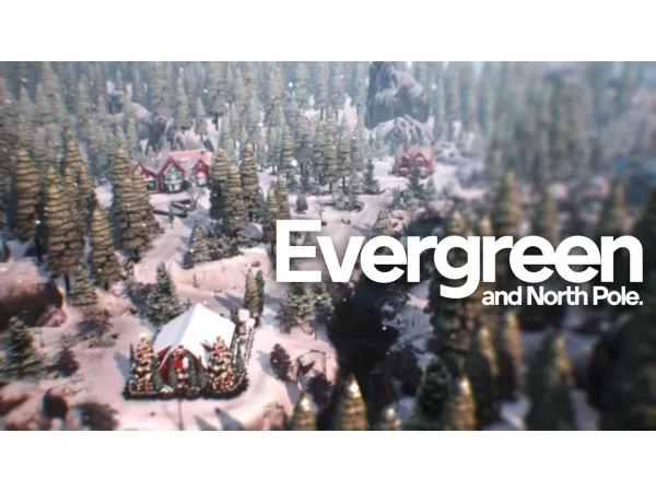 Alpha Evergreen and North Pole by simsfinds - The Sims 4 Custom Content