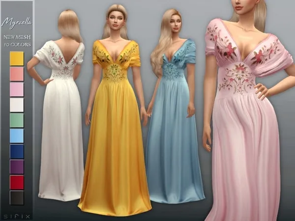 Mix Myrcella Dress - The Sims 4 Custom Content