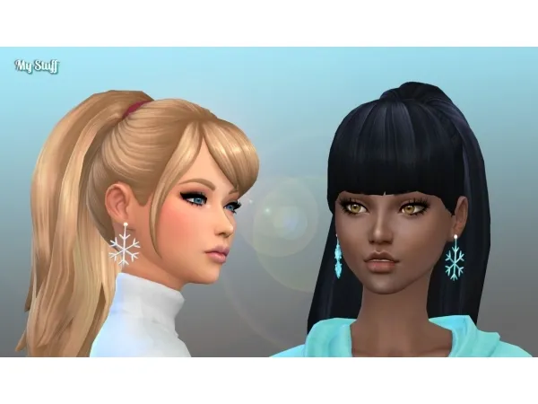 Maxis Match Snow Flakes - The Sims 4 Custom Content