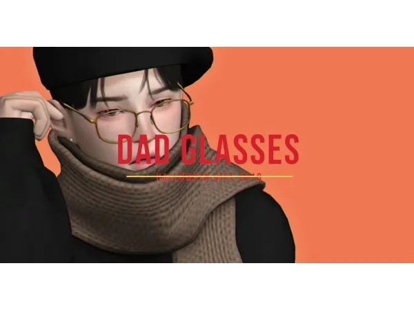 Mix dad glasses - The Sims 4 Custom Content