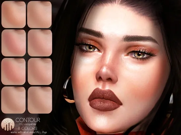 Alpha Contour BH11 by thesimsresource - The Sims 4 Custom Content