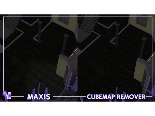 Alpha cube map remover by simsfinds - The Sims 4 Custom Content