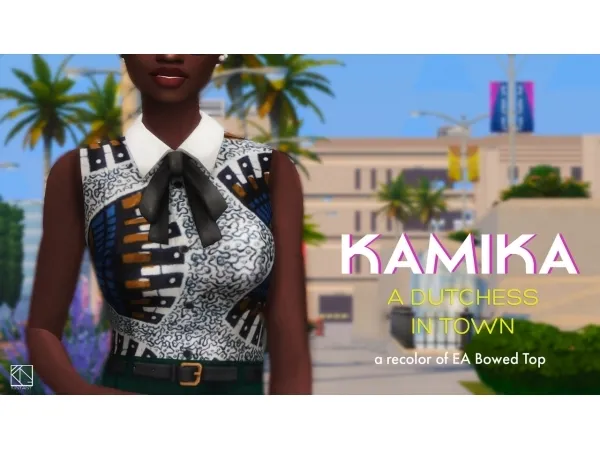Maxis Match Kamika A Dutchess in Town - The Sims 4 Custom Content