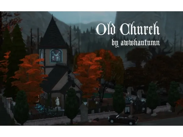 Maxis Match Old Church - The Sims 4 Custom Content