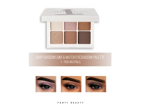 Alpha FENTY BEAUTY Shadow mix Match Palette 1 by fifthscreations - The Sims 4 Custom Content