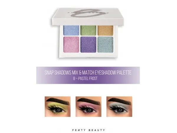 Alpha FENTY BEAUTY Shadow mix Match Palette 8 by fifthscreations - The Sims 4 Custom Content