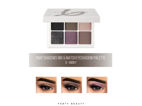 Alpha FENTY BEAUTY Shadow mix Match Palette 6 by fifthscreations - The Sims 4 Custom Content