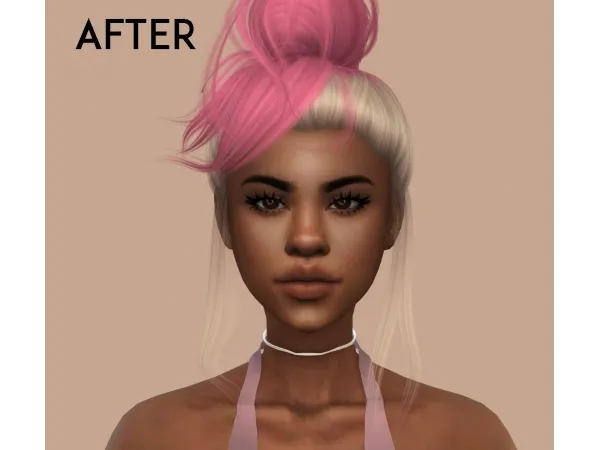 Alpha LeahLilith Bubblegum Mesh Edit by simsfinds - The Sims 4 Custom Content