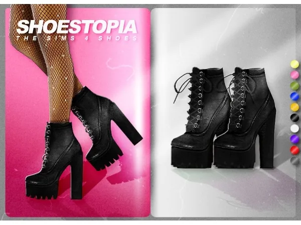 Alpha DRAG ME TO HELL SHOES SHOESTOPIA by shoestopia - The Sims 4 Custom Content