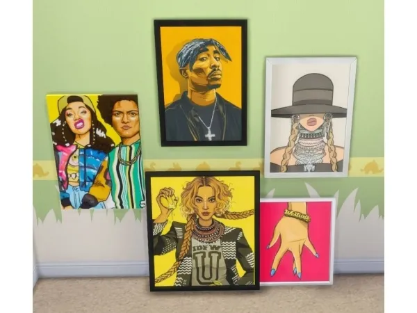 Alpha Urban Art by simsfinds - The Sims 4 Custom Content