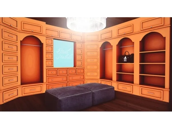 Built in Closet by simsfinds - The Sims 3 Custom Content