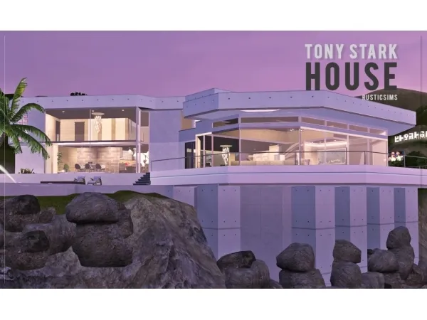 TONY STARK HOUSE by simsfinds - The Sims 3 Custom Content