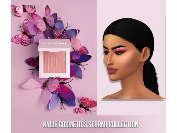 Alpha KYLIE COSMETICS STORMI BLUSH by fifthscreations - The Sims 4 Custom Content