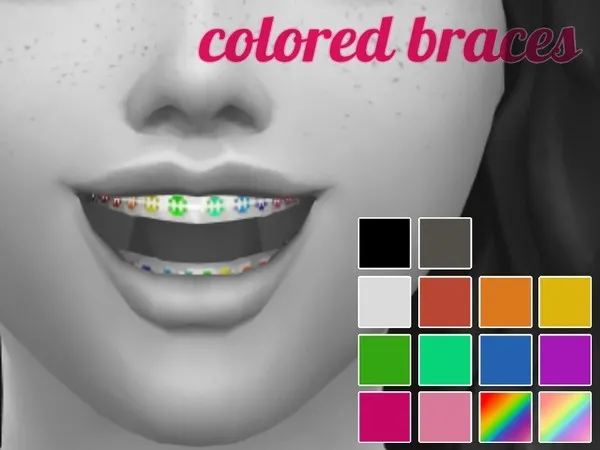 Child-Elder Colored Braces