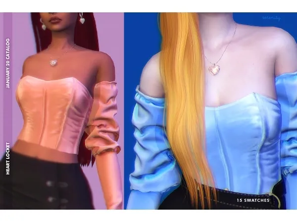 Alpha Lina Top by serenity-cc - The Sims 4 custom content