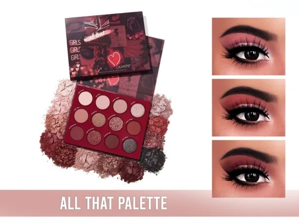 Alpha All That Eyeshadow Palette by frostsims - The Sims 4 Custom Content