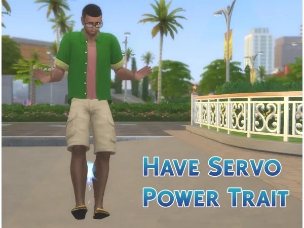 Maxis Match Have Servo Power Trait by simsfinds - The Sims 4 Custom Content
