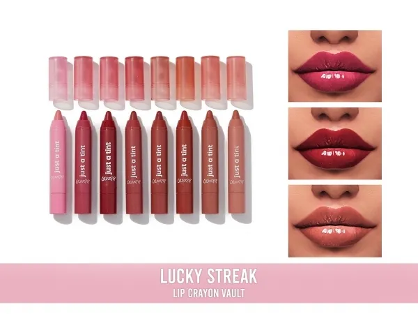 Alpha Lucky Streak Lip Crayon Vault by frostsims - The Sims 4 Custom Content