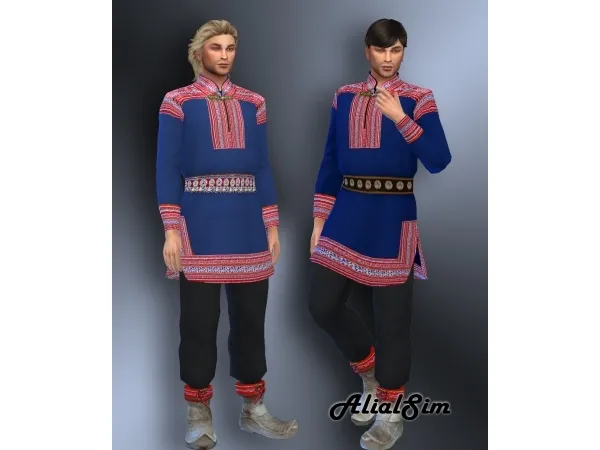 Alpha Sami outfit by simsfinds - The Sims 4 Custom Content