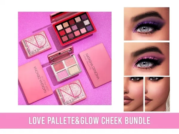 Alpha Love PaletteGlow Cheek Bundle by frostsims - The Sims 4 Custom Content