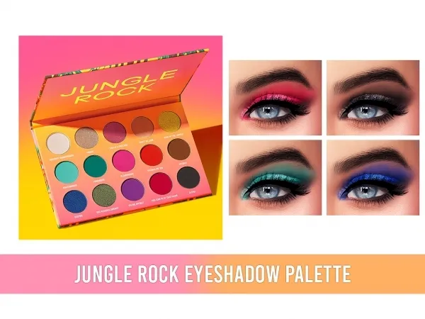 Maxis Match Jungle Rock Eyeshadow Palette by frostsims - The Sims 4 Custom Content