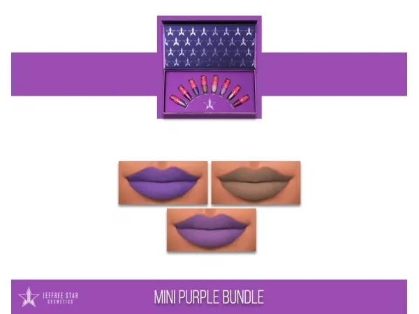 Alpha JEFFREE STAR BLOOD LUST MATTES by fifthscreations - The Sims 4 Custom Content