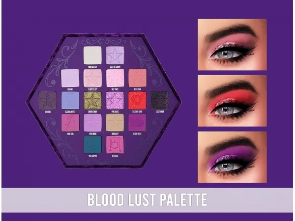 Alpha Blood Lust Palette by frostsims - The Sims 4 Custom Content