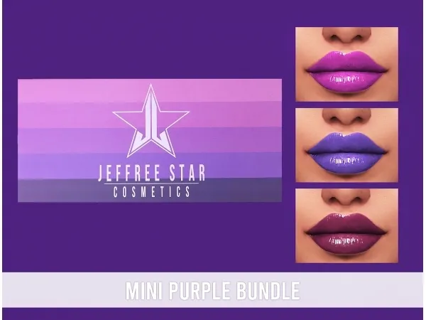 Alpha Mini Purple Bundle by frostsims - The Sims 4 Custom Content