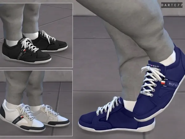 Alpha Tommy Hilfiger Sneakers by simsfinds - The Sims 4 Custom Content