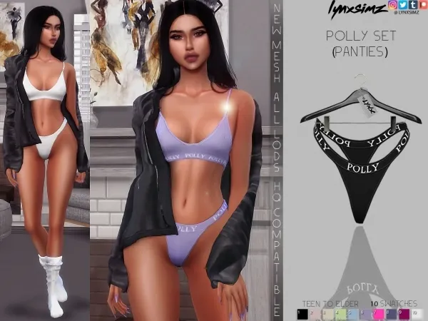 Alpha lynxsimz polly undies by lynxsimz - The Sims 4 Custom Content