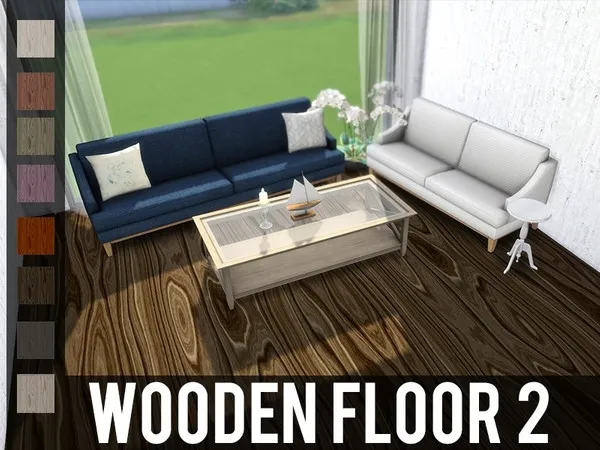 Maxis Match Wooden Floor 2 - The Sims 4 Custom Content