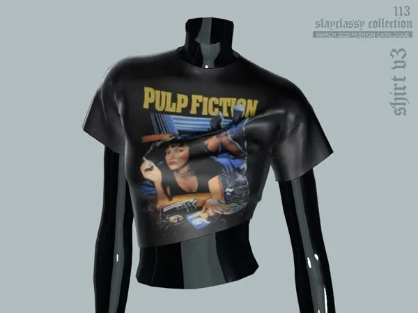 Alpha SC 113 SHIRT V3 by slayclassy - The Sims 4 Custom Content