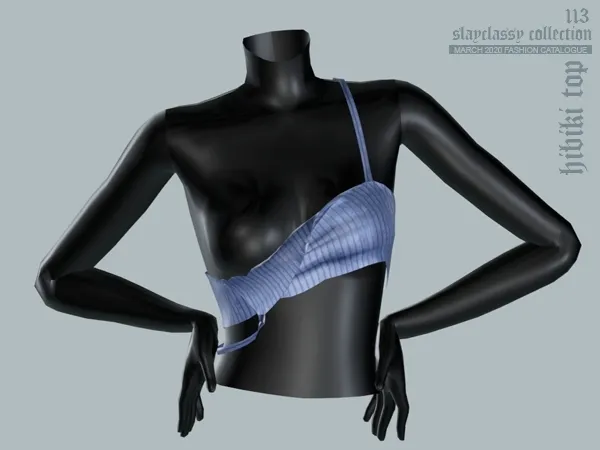 Alpha SC 113 HIBIKI TOP by slayclassy - The Sims 4 Custom Content
