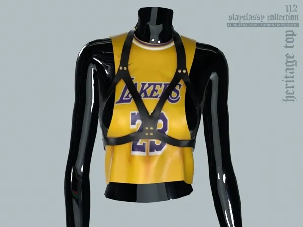 Alpha SC 112 HERITAGE TOP by slayclassy - The Sims 4 Custom Content