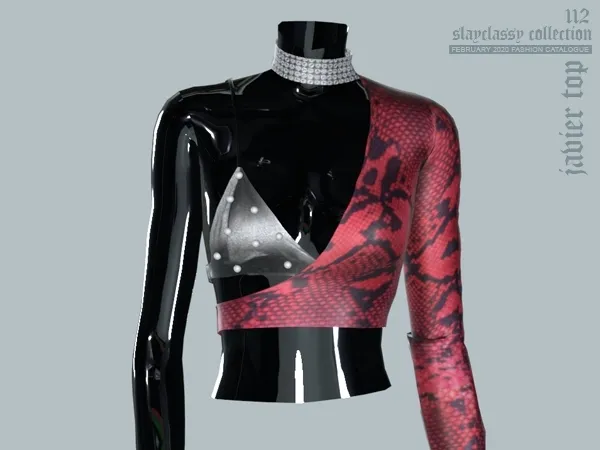 Alpha SC112 JAVIER TOP by slayclassy - The Sims 4 Custom Content