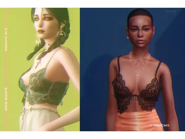 Alpha Desire Bralette by serenity-cc - The Sims 4 Custom Content