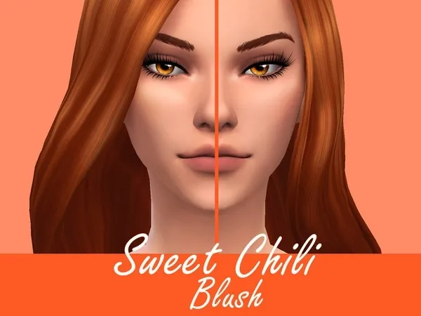 Maxis Match Sweet Chili Blush - The Sims 4 Custom Content