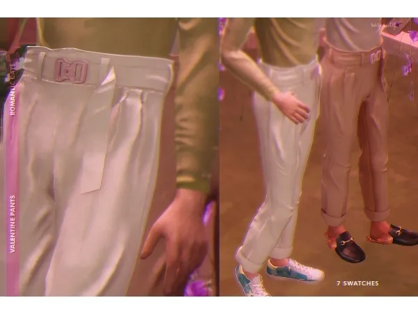 Alpha am_Valentine Pants by serenity-cc - The Sims 4 Custom Content