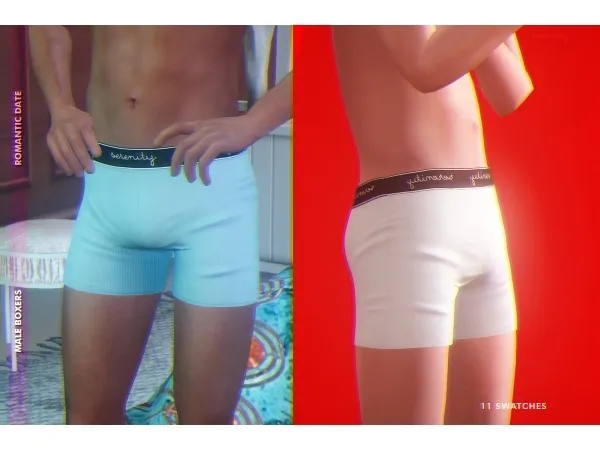 Alpha Male Boxers by serenity-cc - The Sims 4 Custom Content