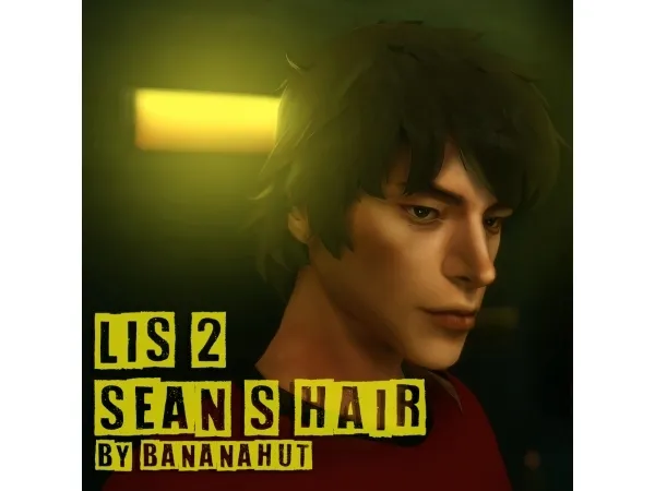 Maxis Match SEAN SHAGGY HAIR by simsfinds - The Sims 4 Custom Content