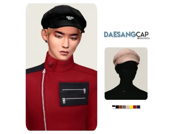Maxis Match Daesang Cap by simsfinds - The Sims 4 Custom Content