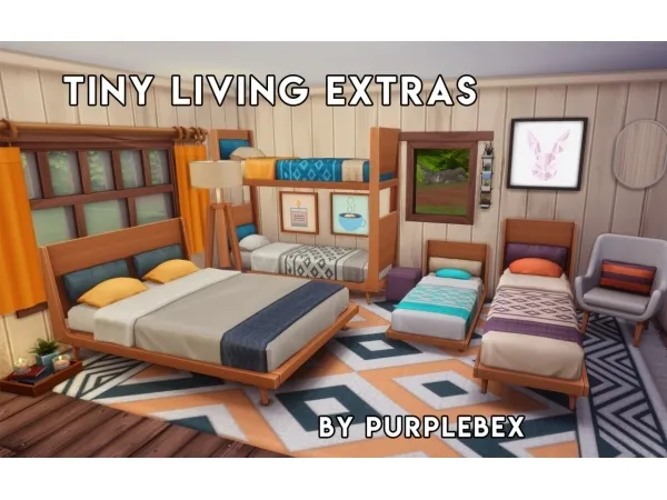 Maxis Match Tiny Living Extras by simsfinds - The Sims 4 Custom Content